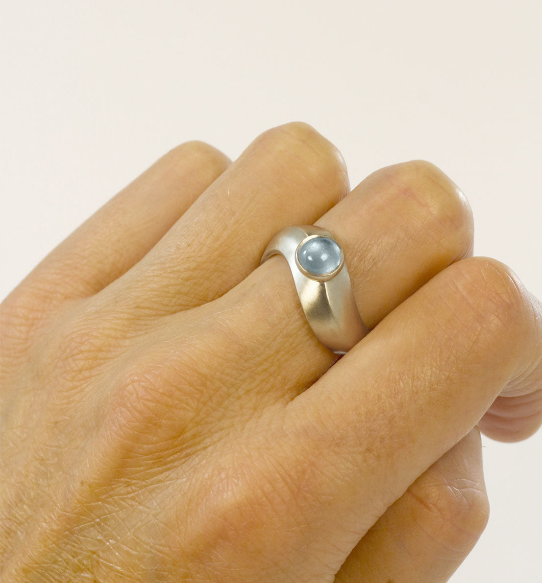 Saphir Bleu Gemme Anneau Bague 925 Argent Sterling Handmade Créateur Cadeau Saphir Bleu Gemme Anneau Bague 925 Argent Sterling Handmade Créateur Cadeau